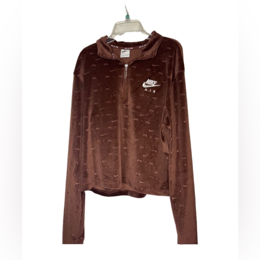 Cropped Brown Nike air sweater